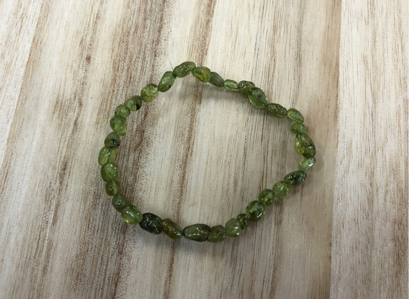 Pulsera Prehnita forma